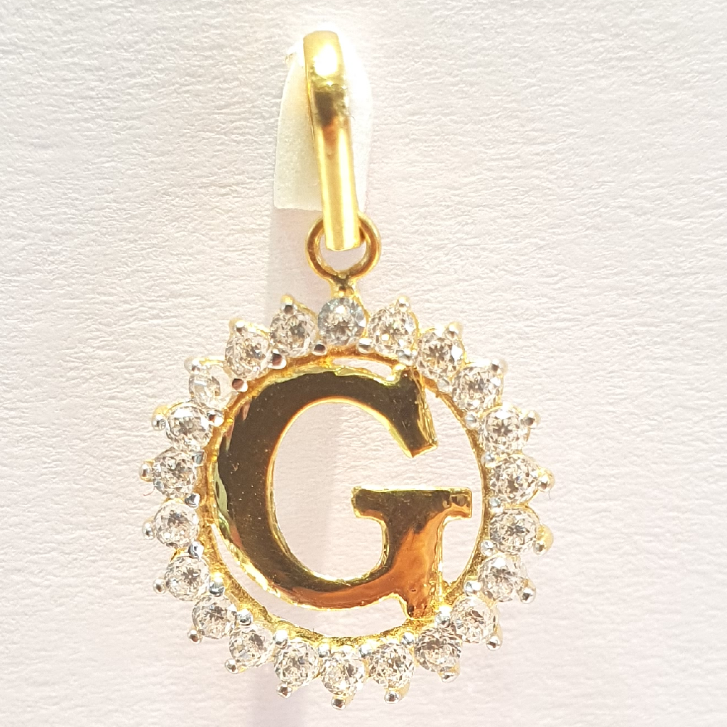 18k Diamond Later Pendant G - Image 3