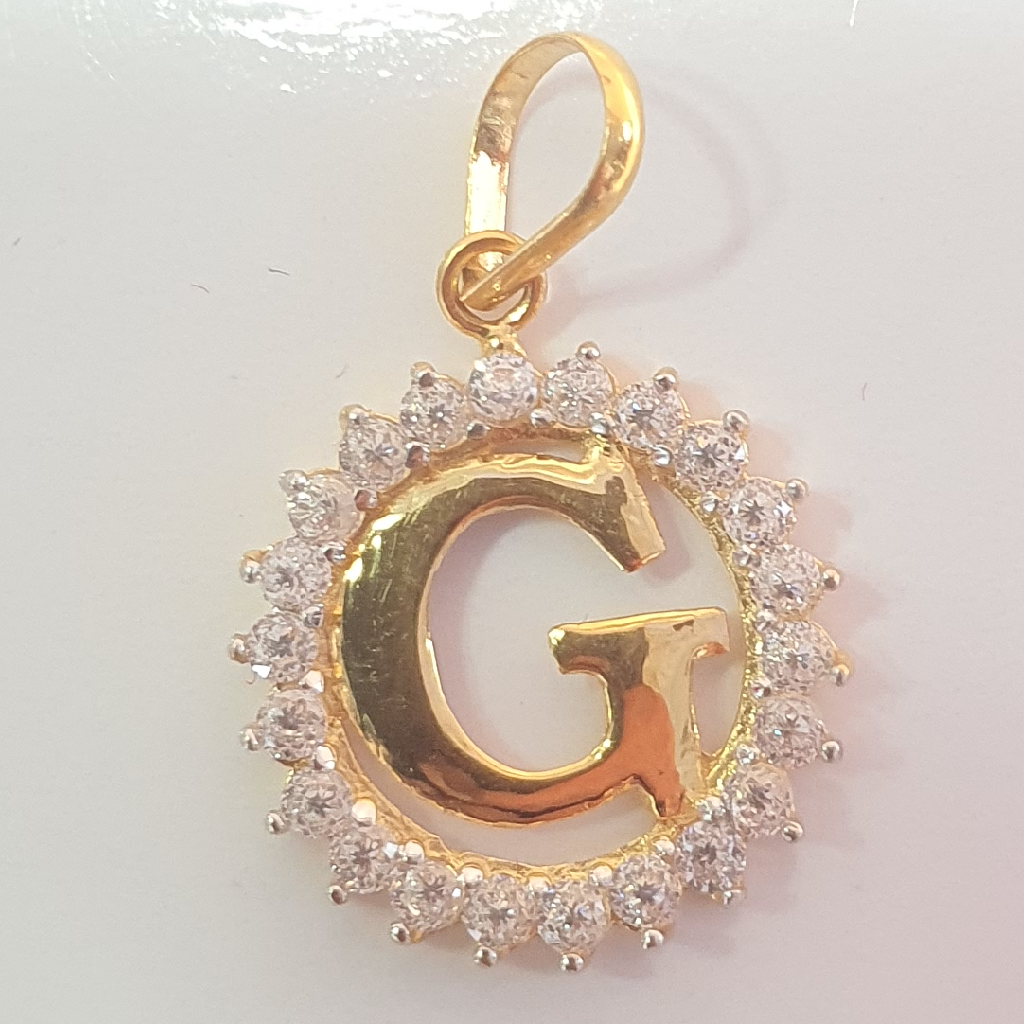 18k Diamond Later Pendant G - Image 2