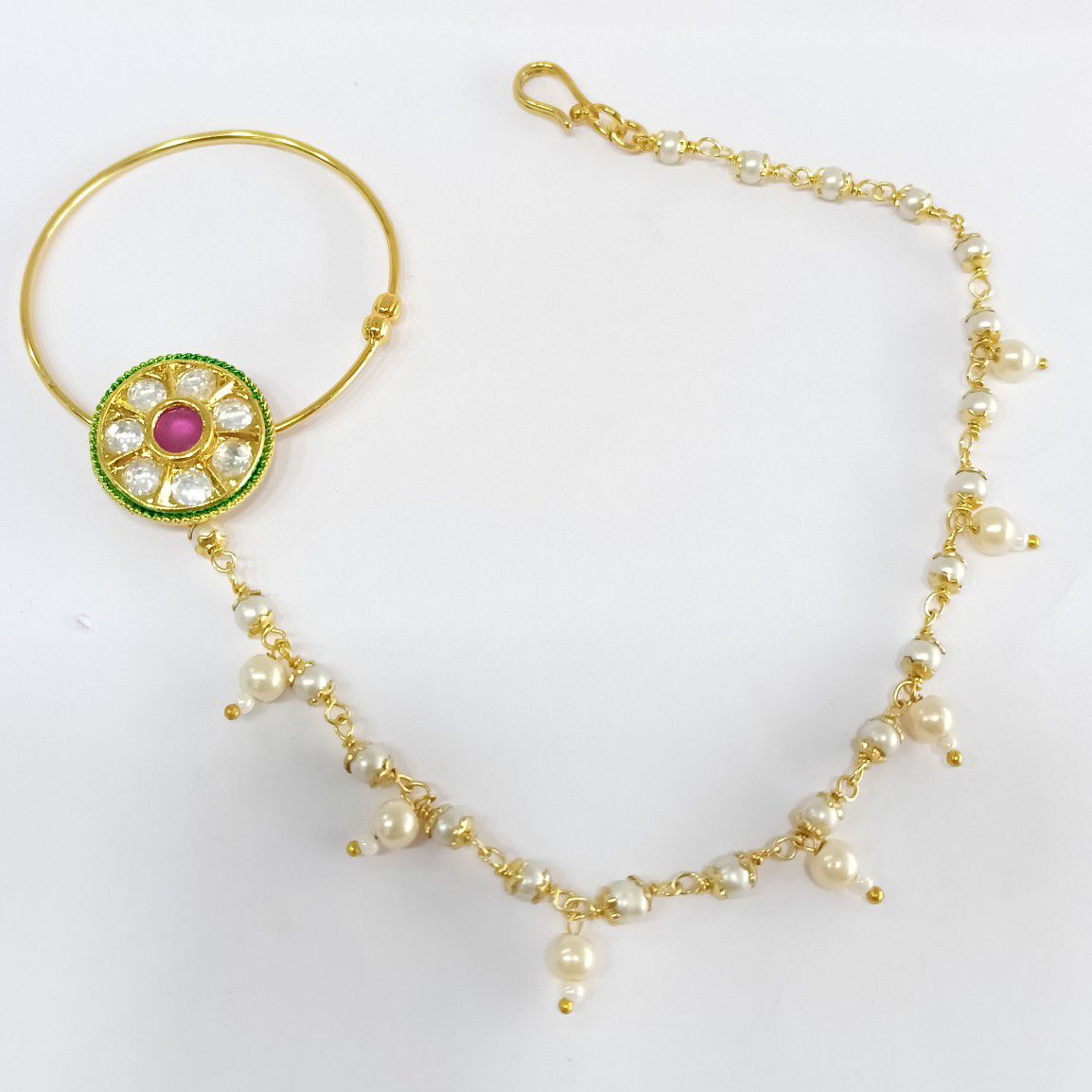 One Gram Gold Antique Nath