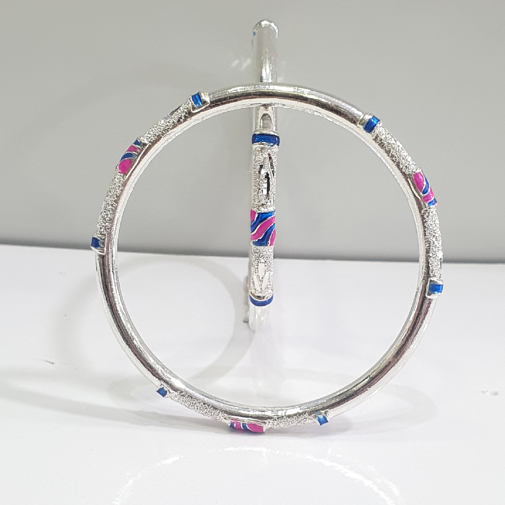 92.5 Silver Fancy Minakari Kadli