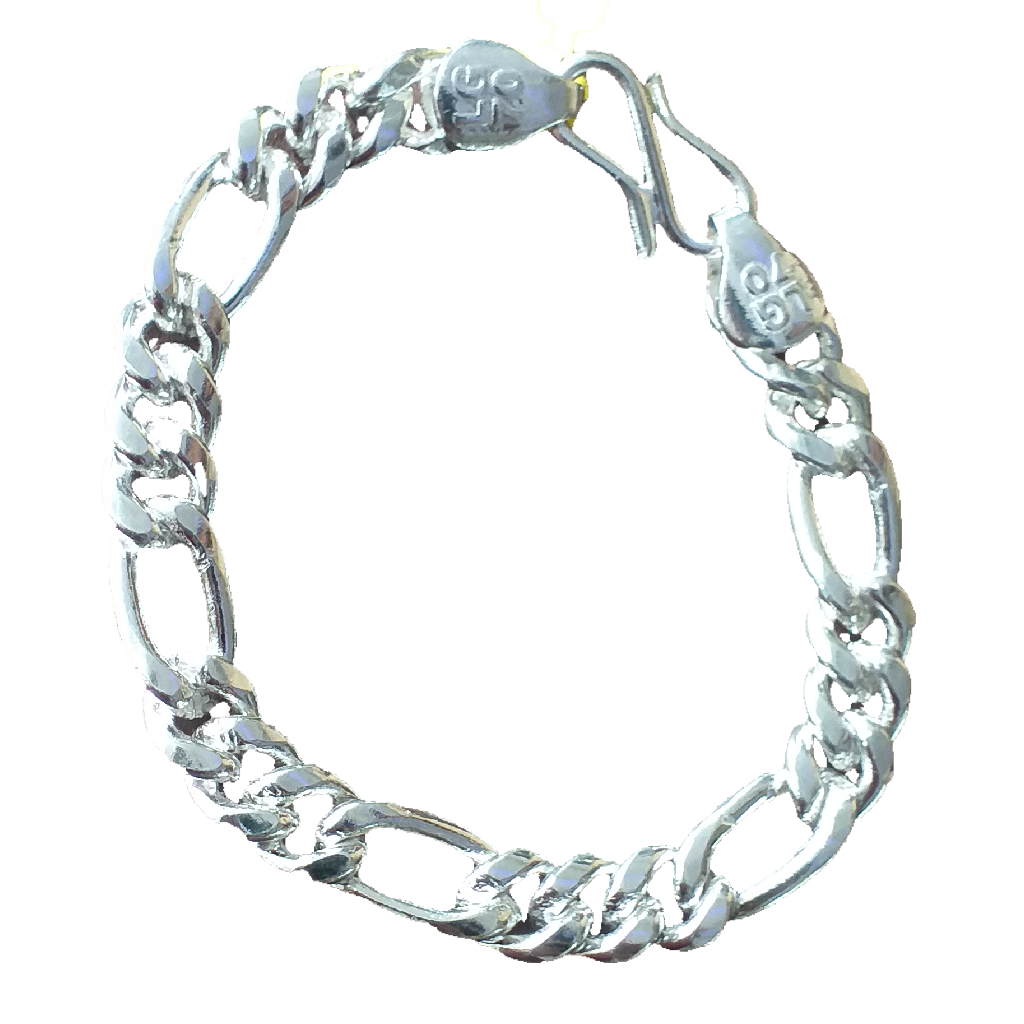 Silver design gents lucky