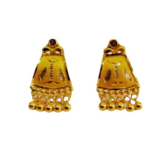 91.6 Gold Earrings For Women