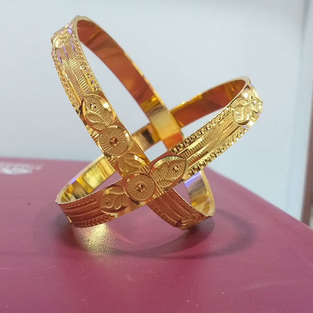 One gram Gold Kalaktte Design Bangles For Women