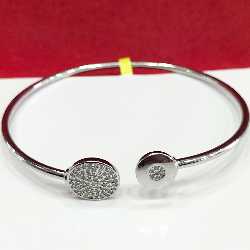 92.5 silver lotus style women's stainless bracelet