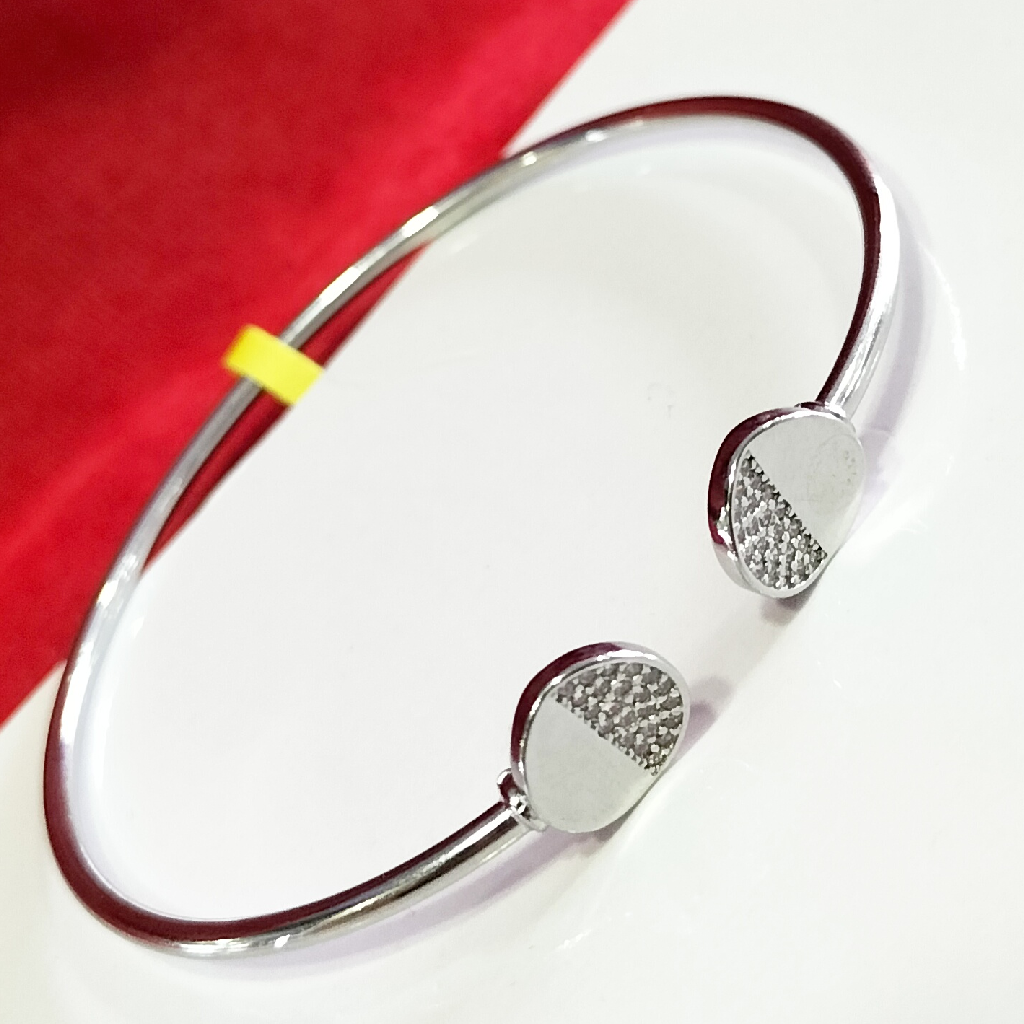 92.5 Silver Fancy Diamond Bracelet - Image 3