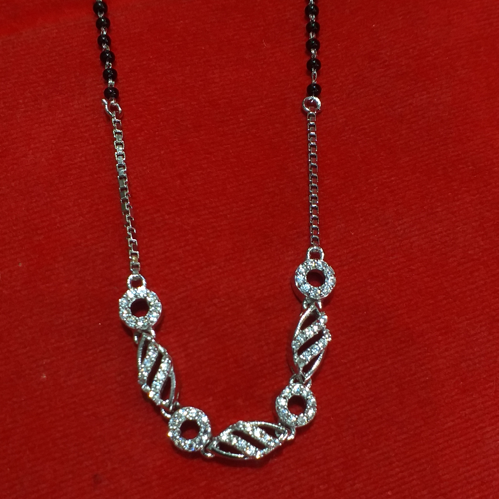 92.5 SILVER DIAMOND MANGALSUTRA - Image 2