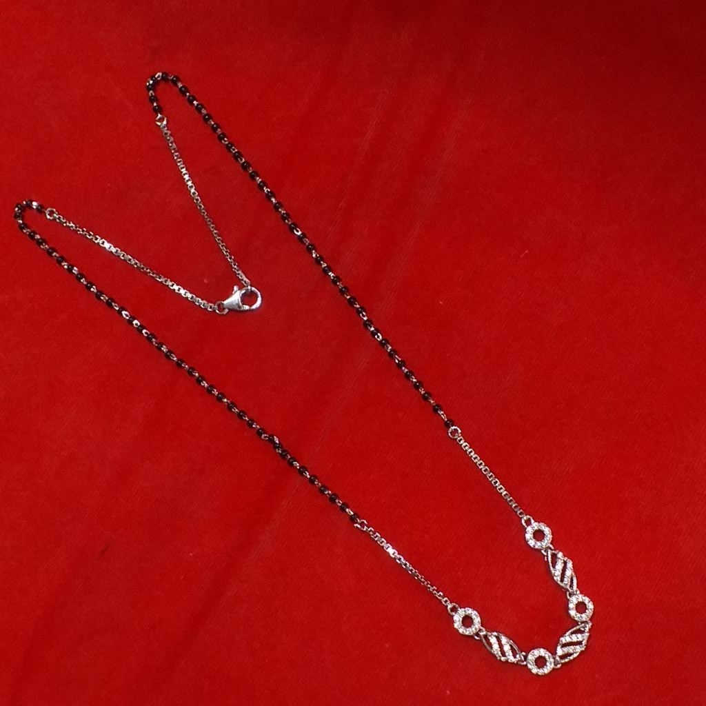 92.5 SILVER DIAMOND MANGALSUTRA
