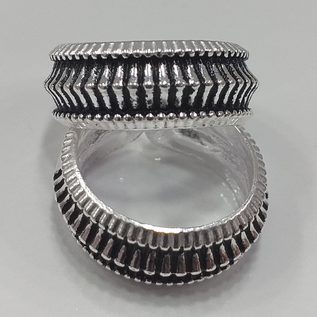 Silver oxide simple design toe rings - Image 2
