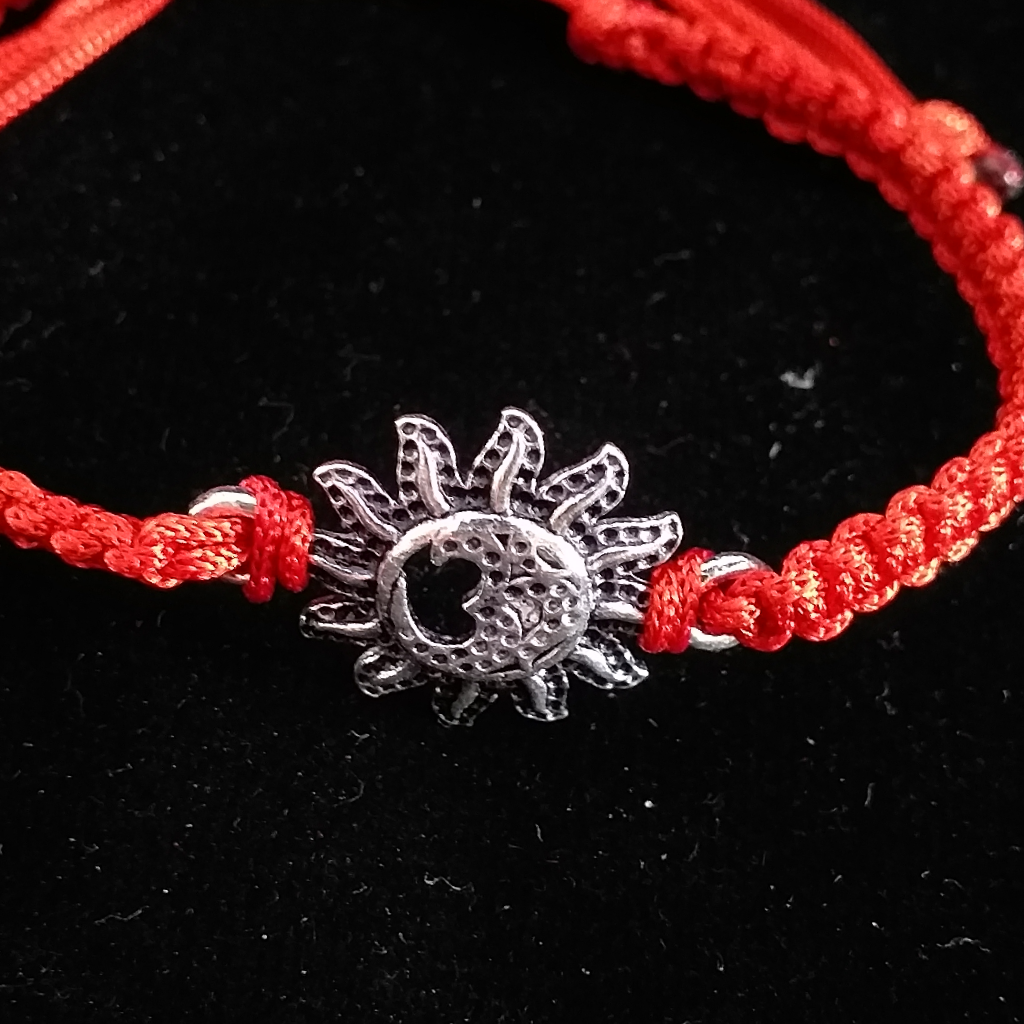 Silver Om Shurya Design - Image 2