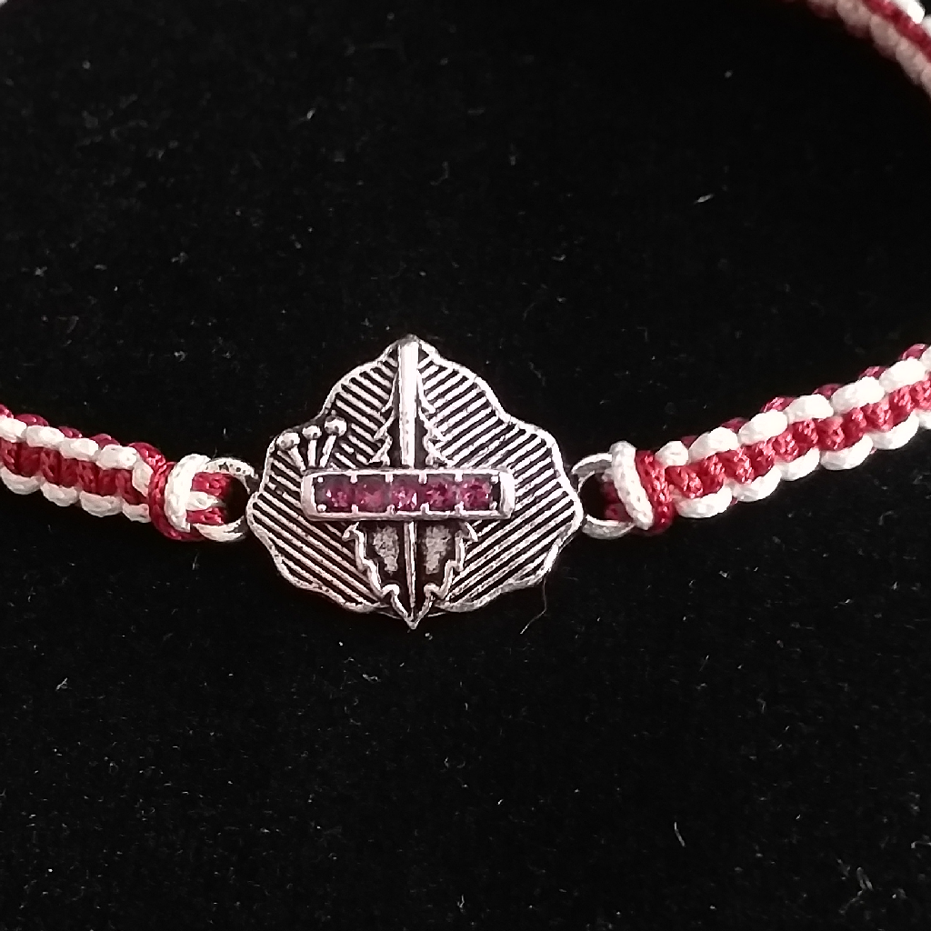 92.5 Silver Tulshi Pan Rakhi - Image 2
