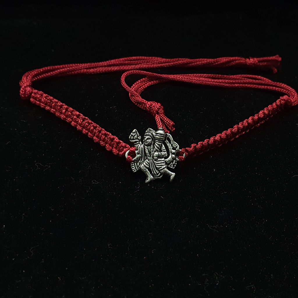 Silver BAJRANGBALI RAKHI