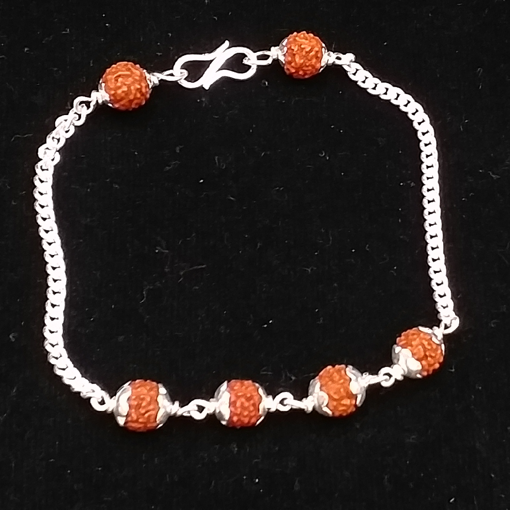 Silver CURAP CHAIN RUDRAX RAKHI