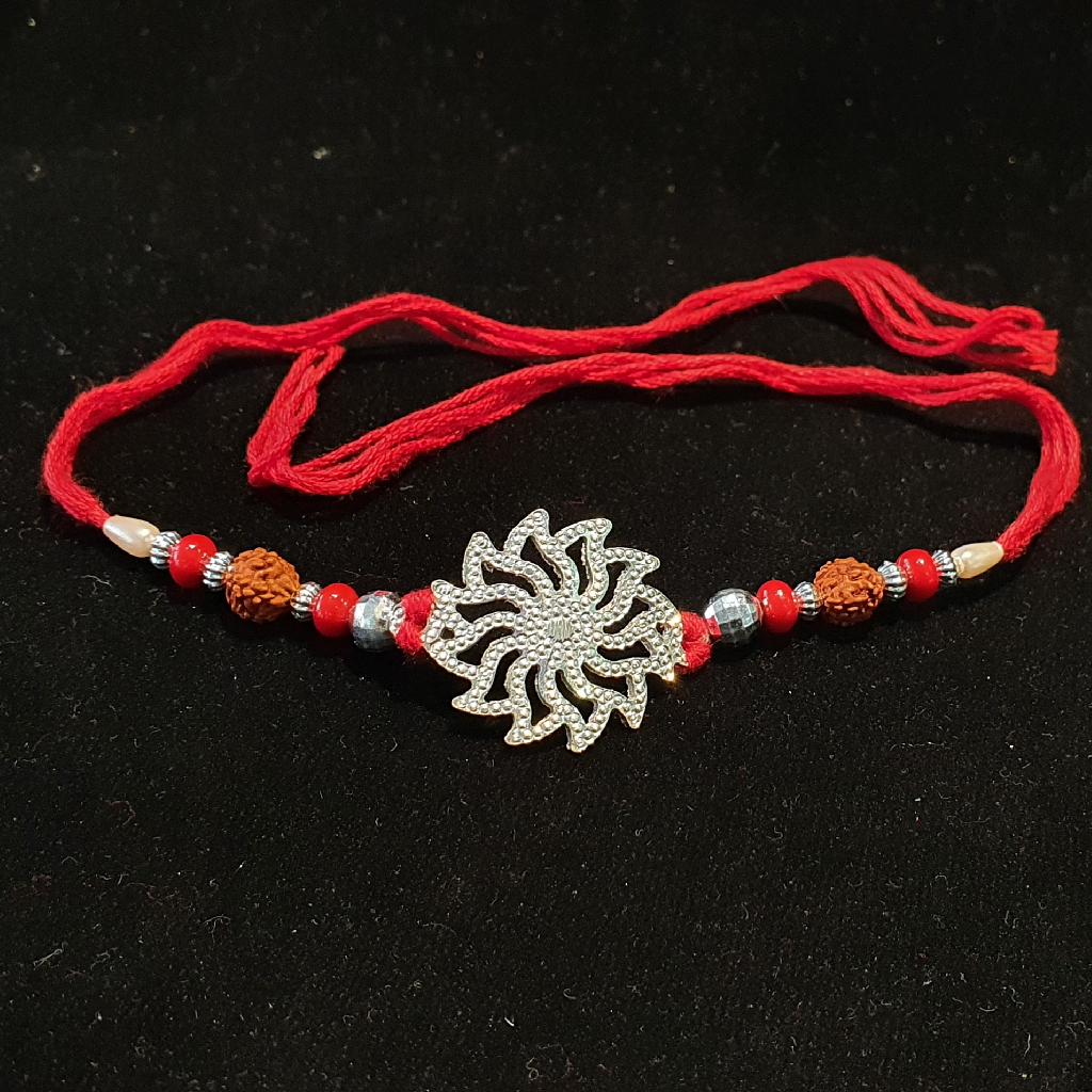 92.5 Sterling Suryamukhi Rudraksh Rakhi
