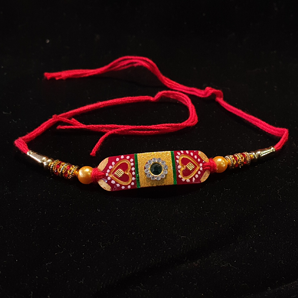 GOLD KUNDAN RAKHI