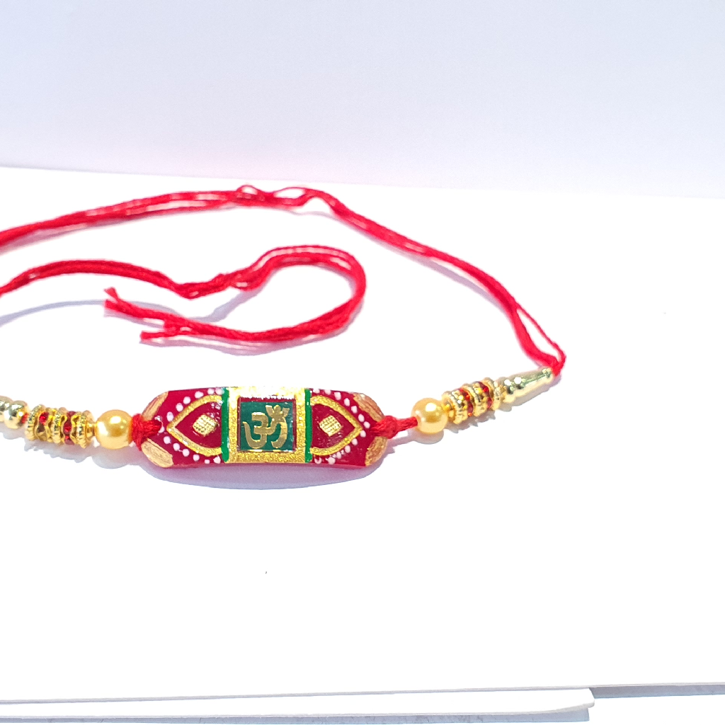 Gold Om Rakhi