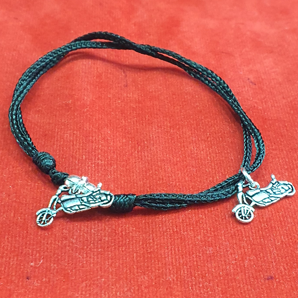 92.5 Sterling Silver Bullet Design Anclets
