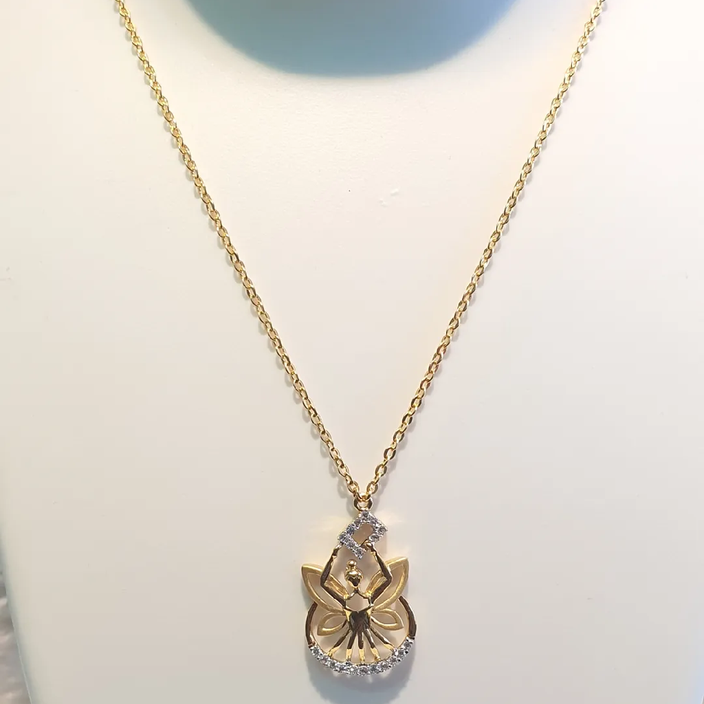 22k RHINESTONE DECOR MONEY BAG CHARM NECKLACE CHAIN SINGAPORE