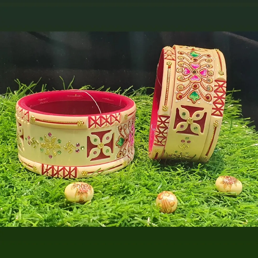 Gold Marriage Rajwadi Bangals