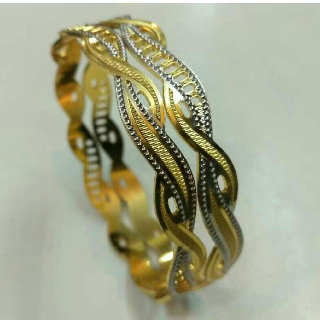 22K .Yellow Gold CNC Bangle