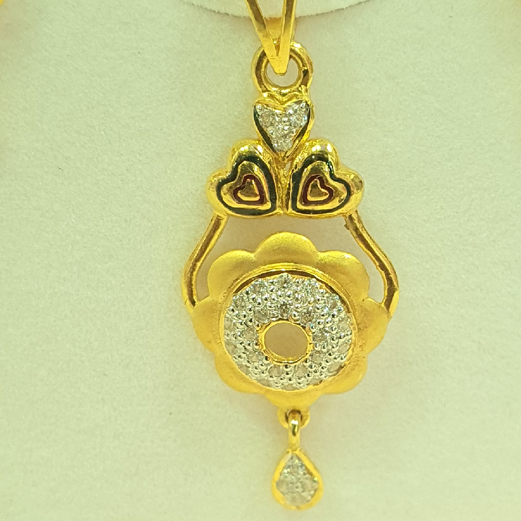 916 diamond Delicate Design pendant set - Image 2