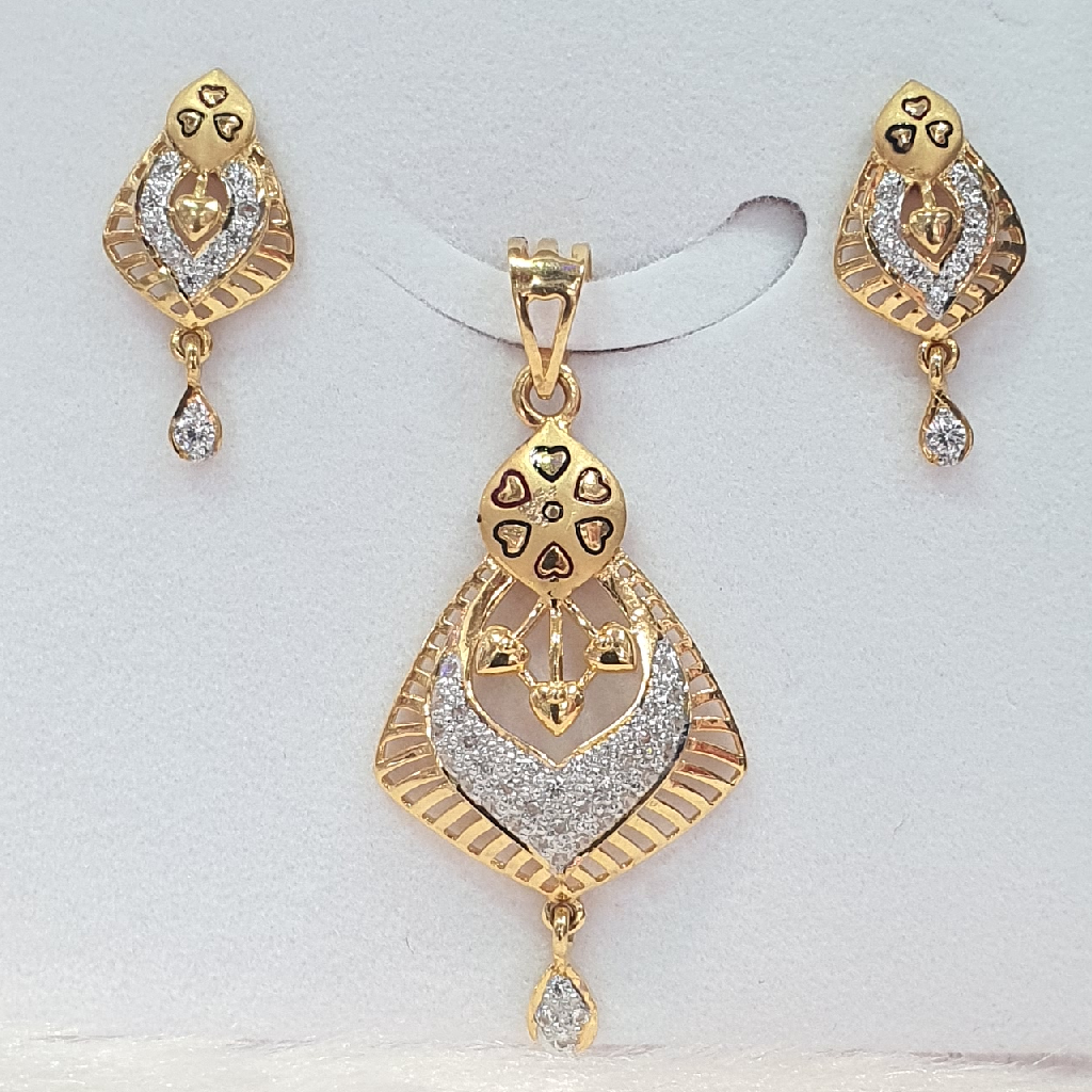 916 fancy design pendant set