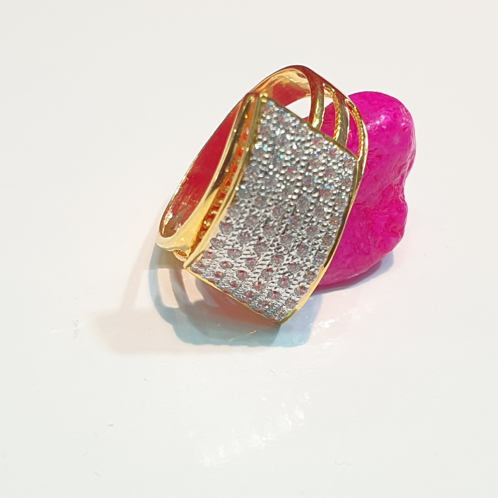 916 Gold Mini Diamond Ring - Image 2