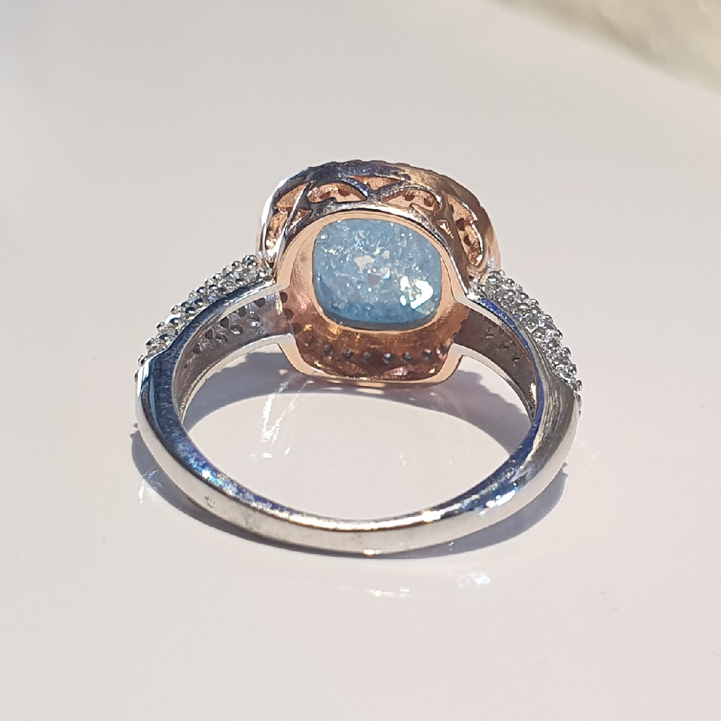 925 bluestone ladies ring - Image 4