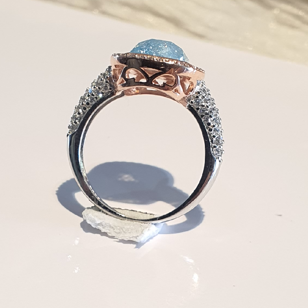 925 bluestone ladies ring - Image 3