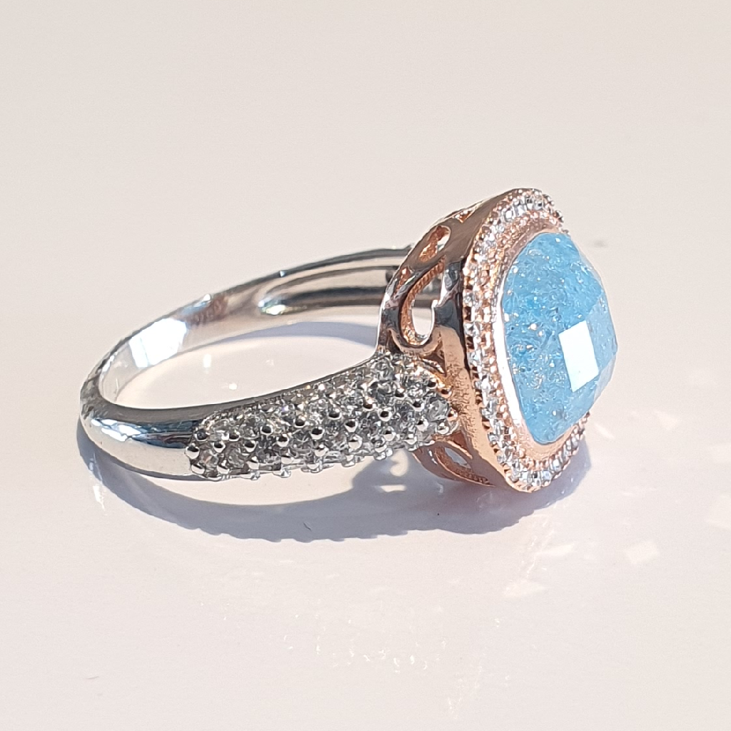 925 bluestone ladies ring - Image 2