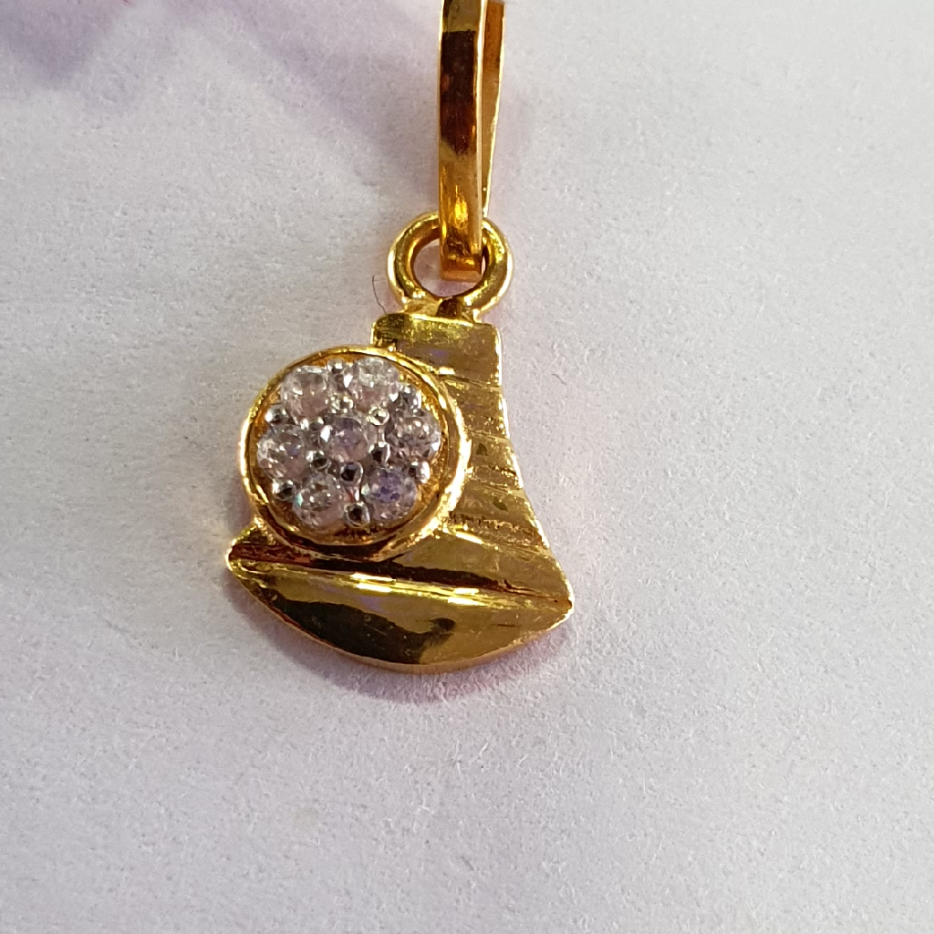 18k Gold Pendants Set Mini Diamond - Image 2