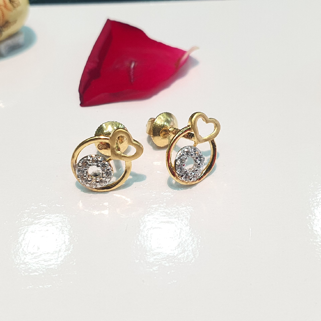 916 heart shape girls and women earrings