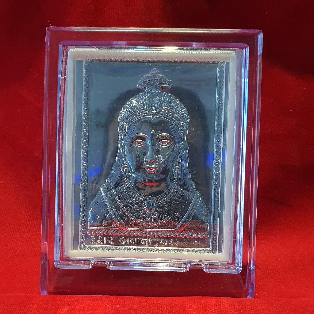 999.silver chehar mataji frame