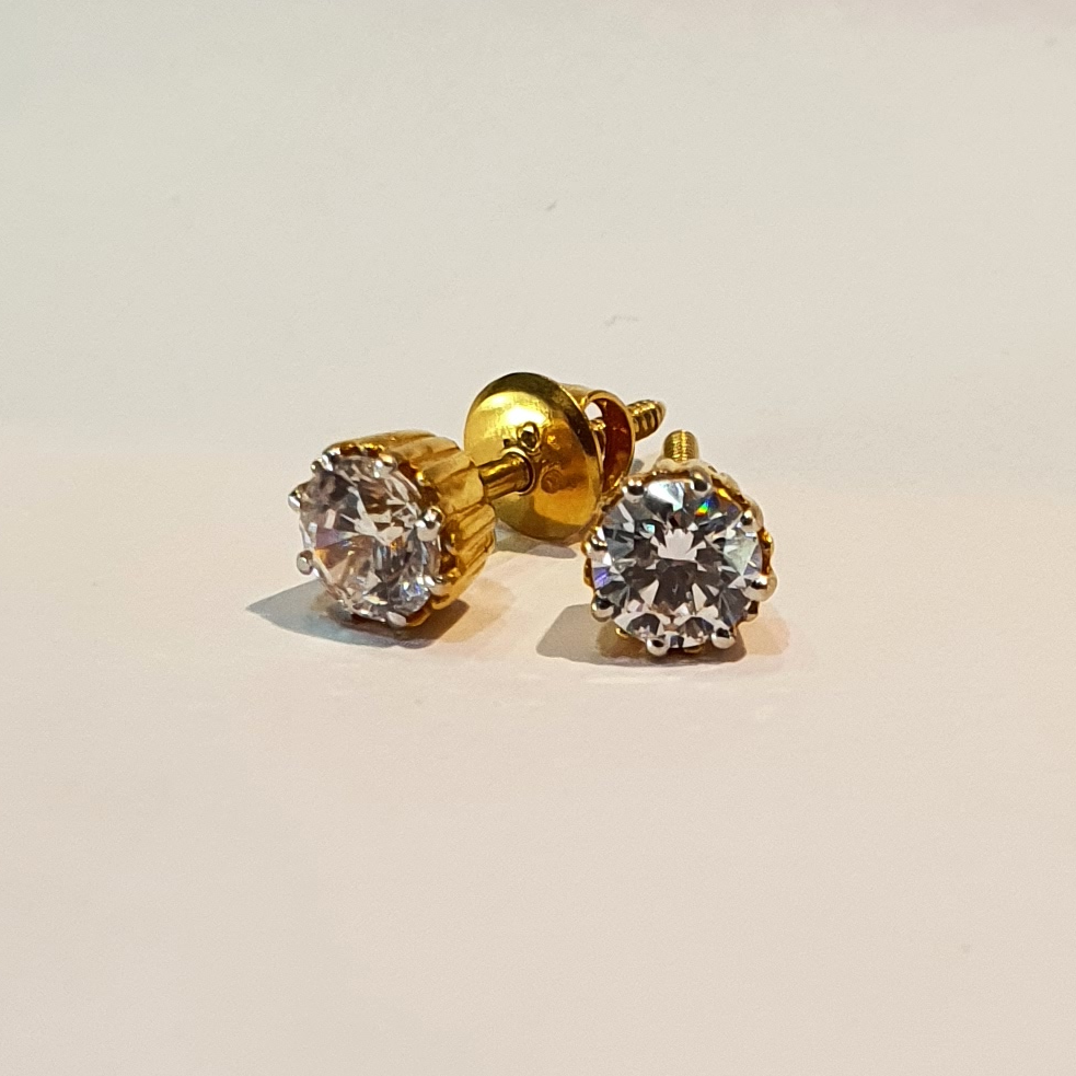 Cz White Diamond Stone buti - Image 2