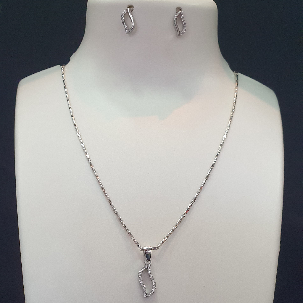 925 sterling silver eduardo accostupa chain cary design pendant set