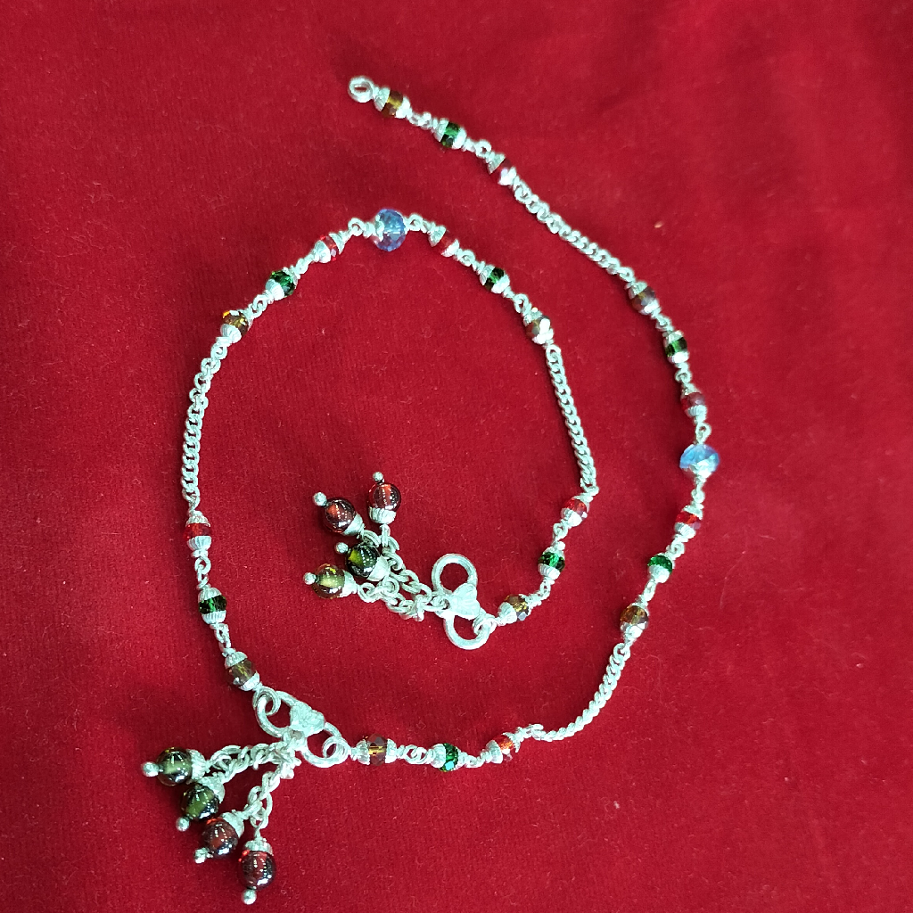 Silver children payal