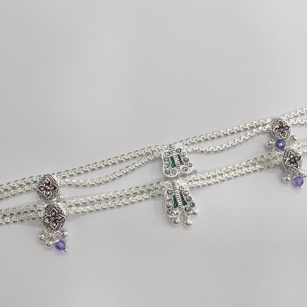 Silver delicate payal