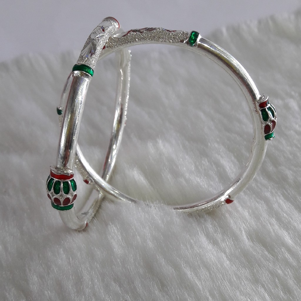 Silver Fancy bangles