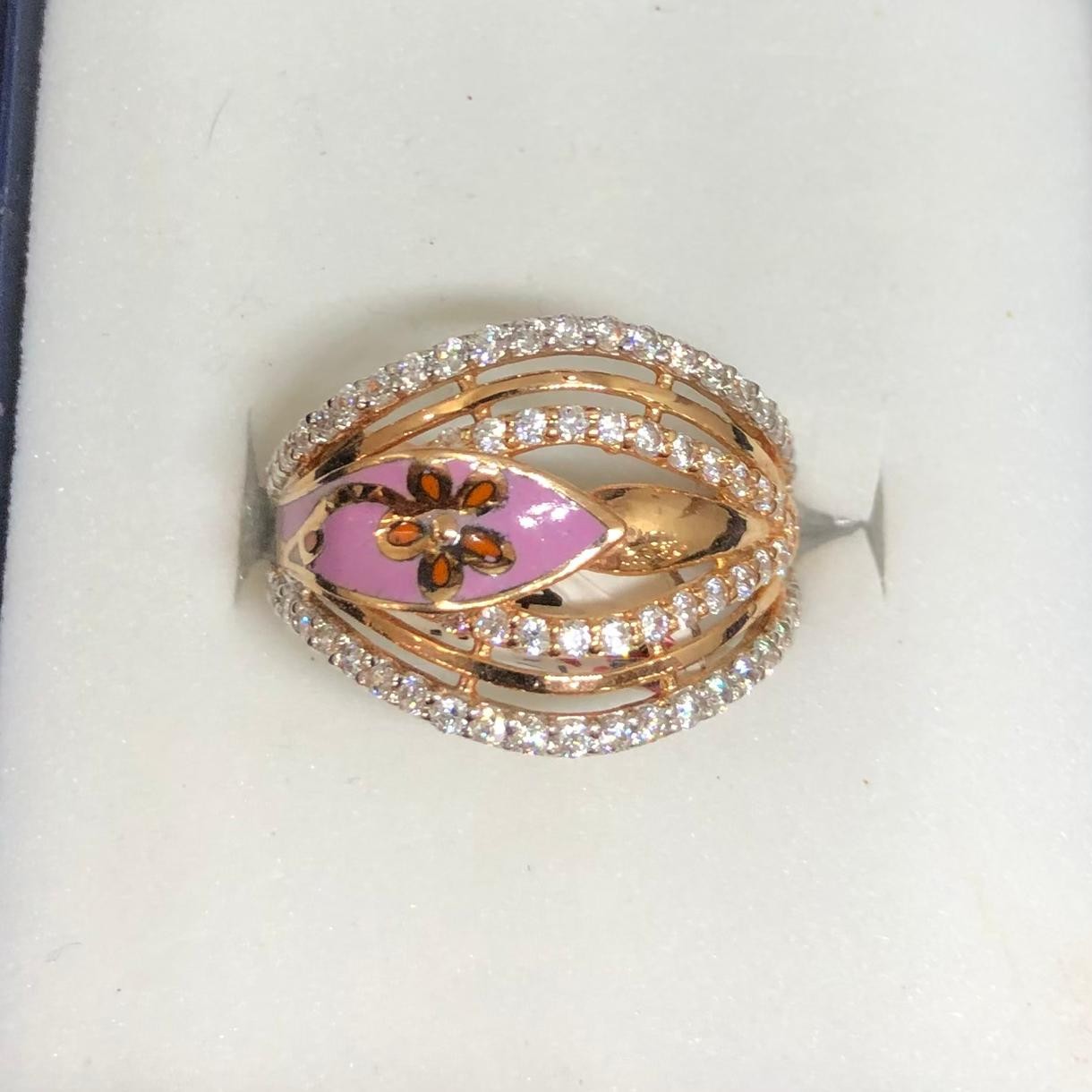 18K Gold Charm Ring