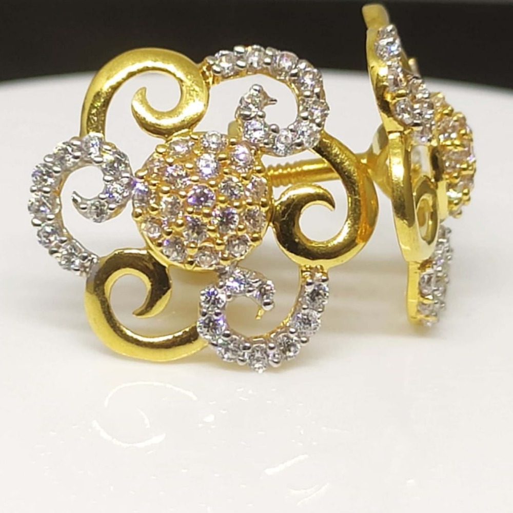 22KT Gold Flower Design For women