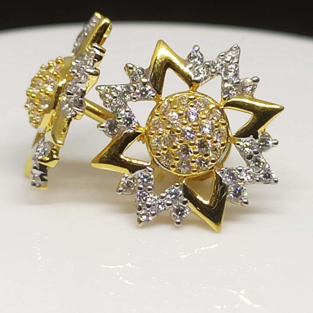 916 gold gorgeous  design earring