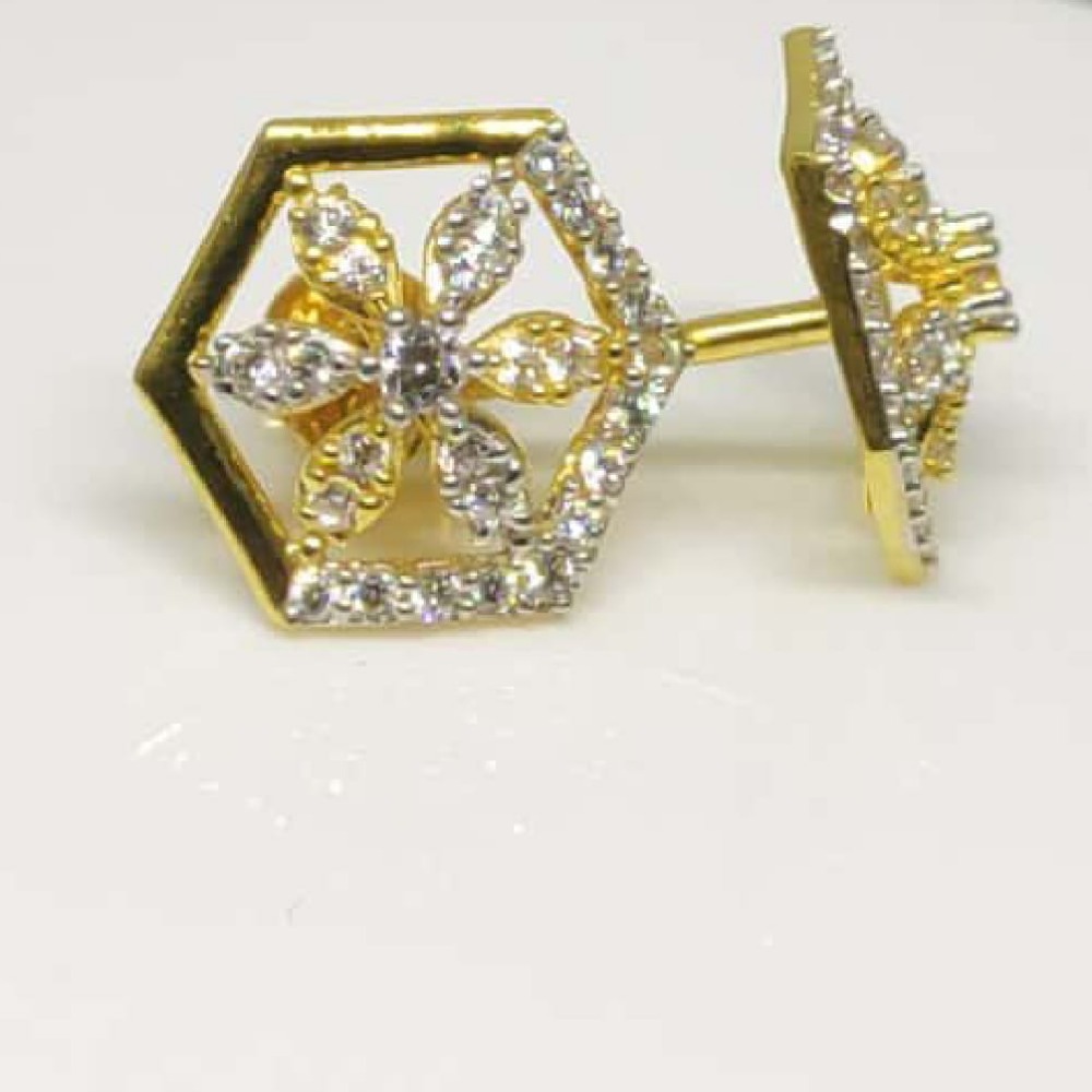 916 gold classic earring