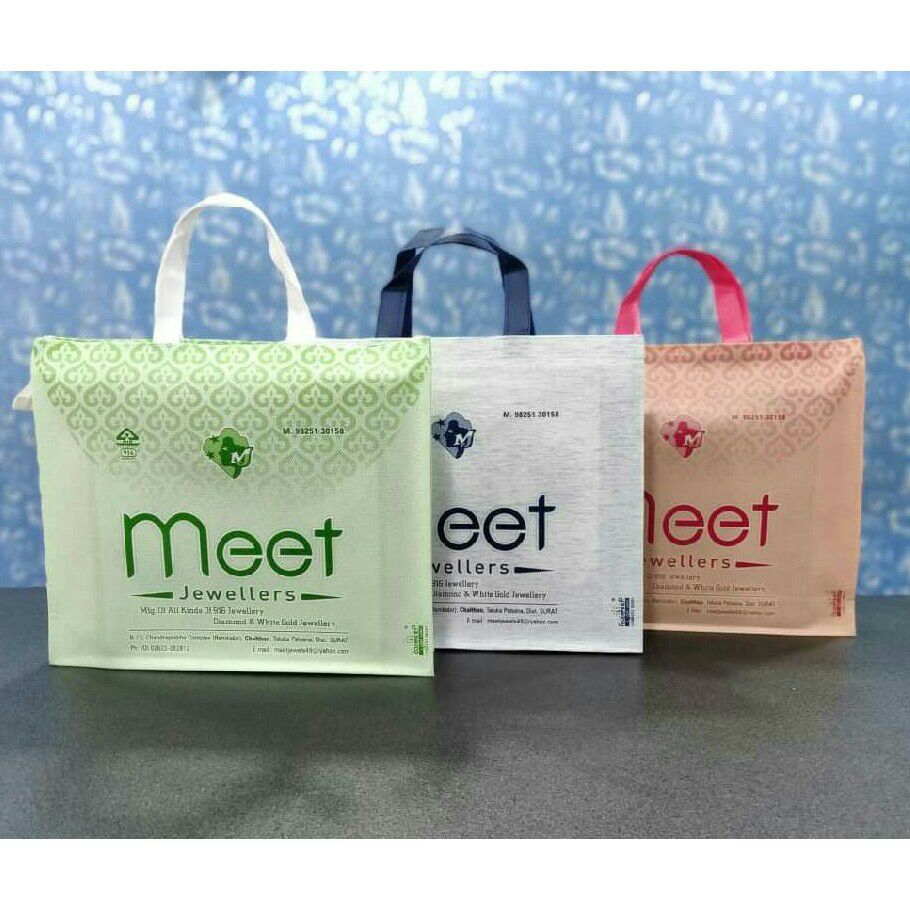Printed Non -Woven Jewellery Bag