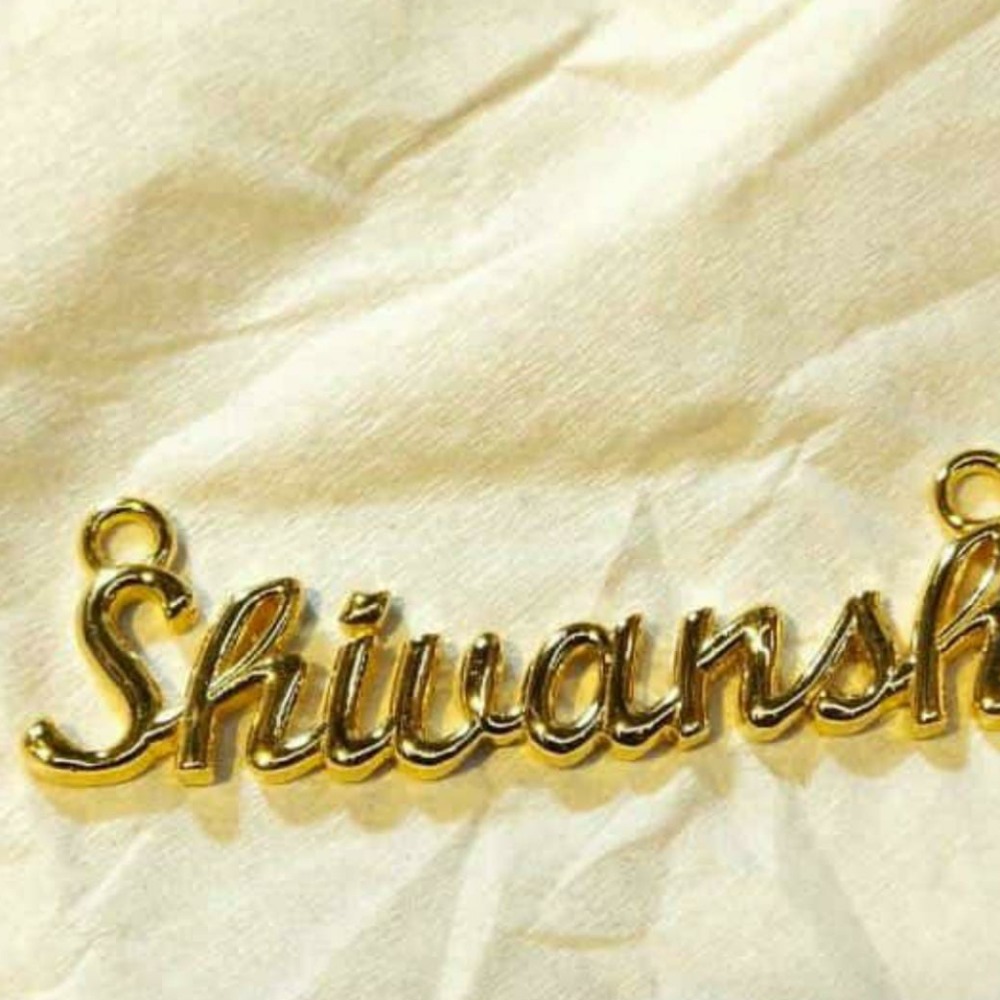 916 Gold Shivansh name Pendant