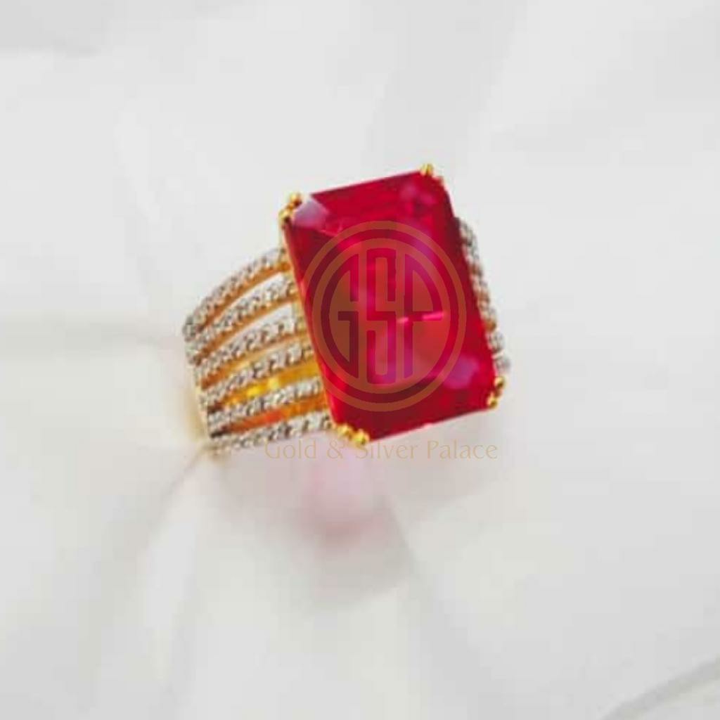 Ruby gem stone ring