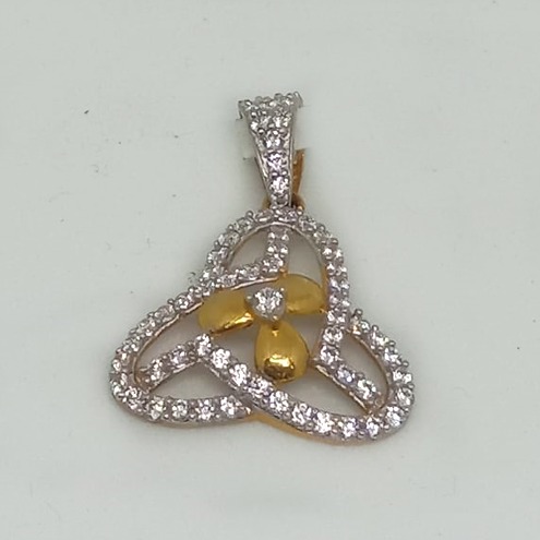 916 Gold CZ Designer Pendant MJ-P005