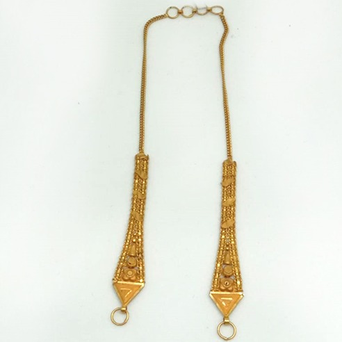916 Gold Fancy Earchain Kanser
