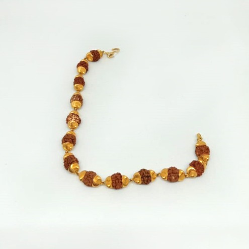 916 Gold Rudraksh Lucky Bracelet MJ-B003