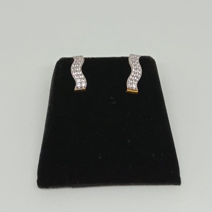 22KT Gold CZ Casual Earring MJ-E018