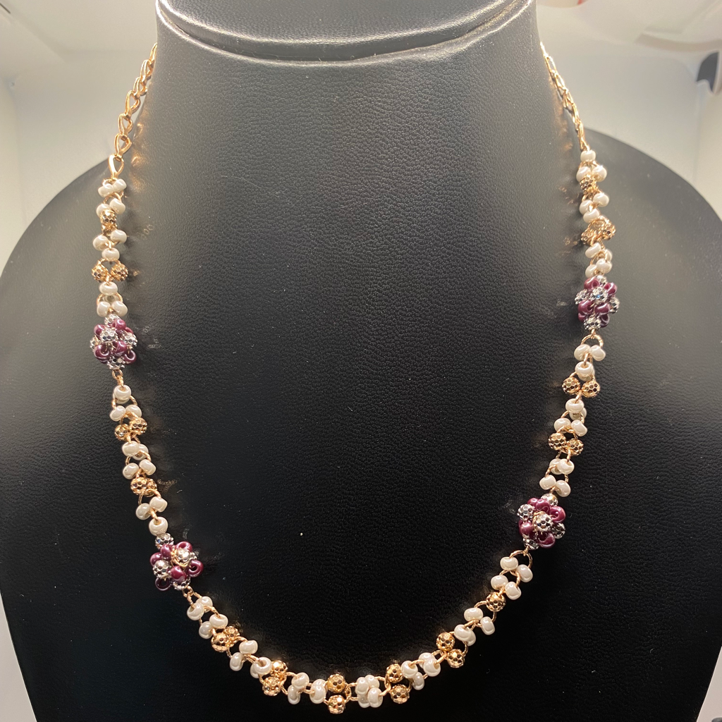 Rose gold necklace