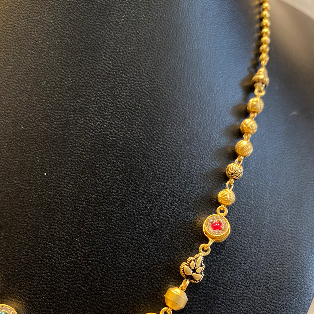 Antique Mala with tops - Image 6